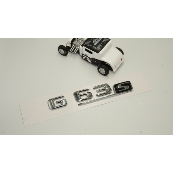 Benz G63S Bagaj Krom Metal 3M 3D Yazı Logo - 2