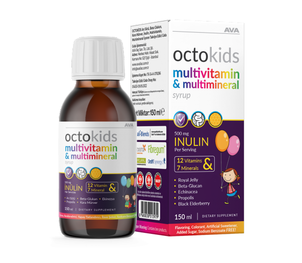 Octokids Multivitamin ve Multimineral 150 ml