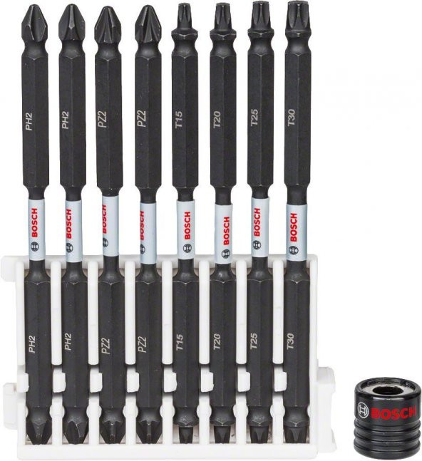 Bosch ImpactC Vidalama Çift Uç 110mm Set+M 9lu