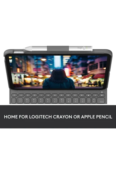 Logitech Slim Folio Ipad 10. Nesil Uyumlu Türkçe Klavyeli Kılıf - 4