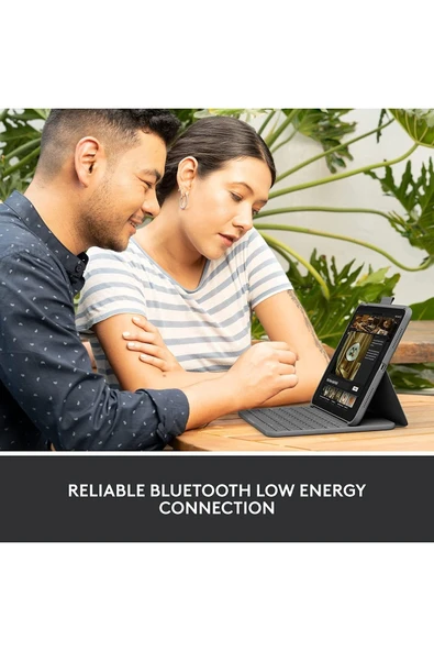 Logitech Slim Folio Ipad 10. Nesil Uyumlu Türkçe Klavyeli Kılıf - 5