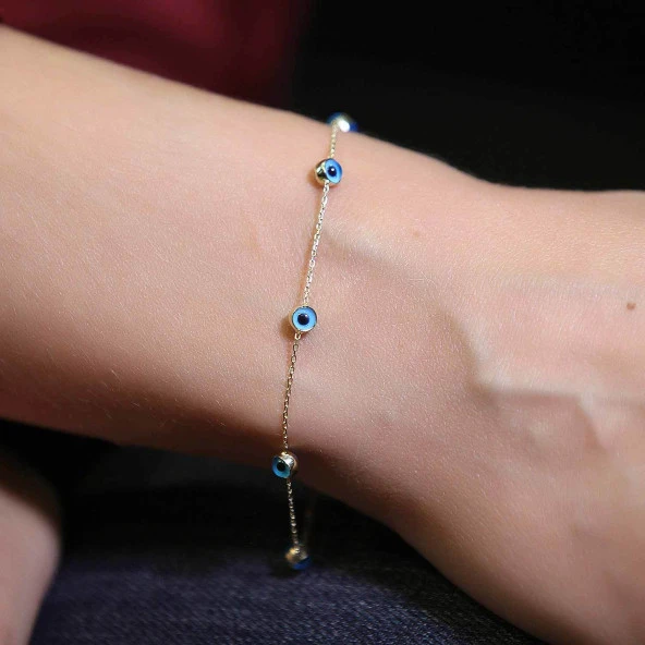 14 ayar altın gözlü bileklik 2.25 gram ürün görseli