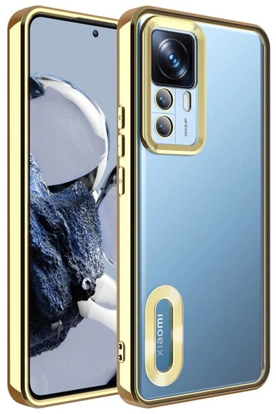 Xiaomi Mi 12T Pro Kılıf Köşeleri Renkli Şeffaf Kamera Korumalı Silikon Luxury Kapak - 7