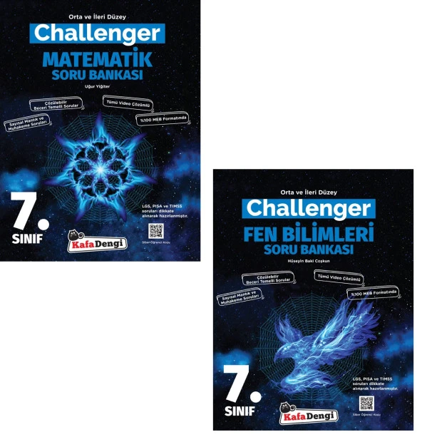 Kafadengi 2024 7. Sınıf Matematik + Fen Bilimleri Kafası Soru Seti ürün görseli