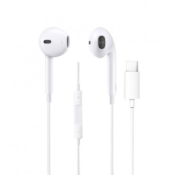 DVIP S500 Yeni Nesil Type-C Mikrofonlu Kablolu Kulaklık Beyaz