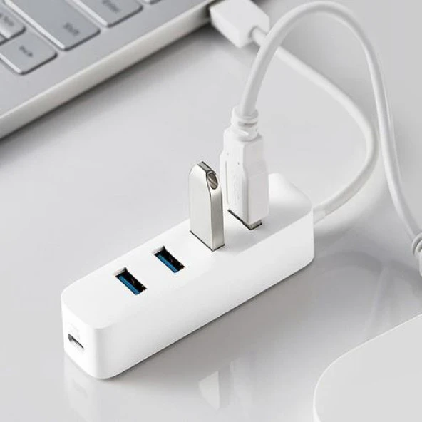 Xiaomi USB 3.0 Çoklayıcı Multi Hız 4 Port Hub Çoğaltıcı - 5