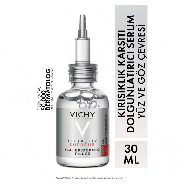 Vichy Liftactiv Supreme H.A. Epidermic Filler Kırışıklık Karşıtı Yüz ve Göz Çevresi Serumu 30 ml