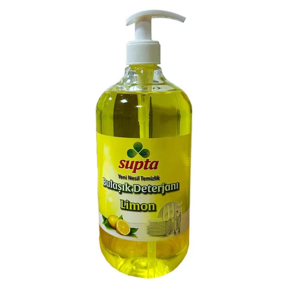 Supta Sıvı Bulaşık Deterjanı Limon Kokulu 1 LT - 2