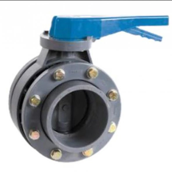 Superpool 225 Çap Flanşlı Kelebek Pvc Vana