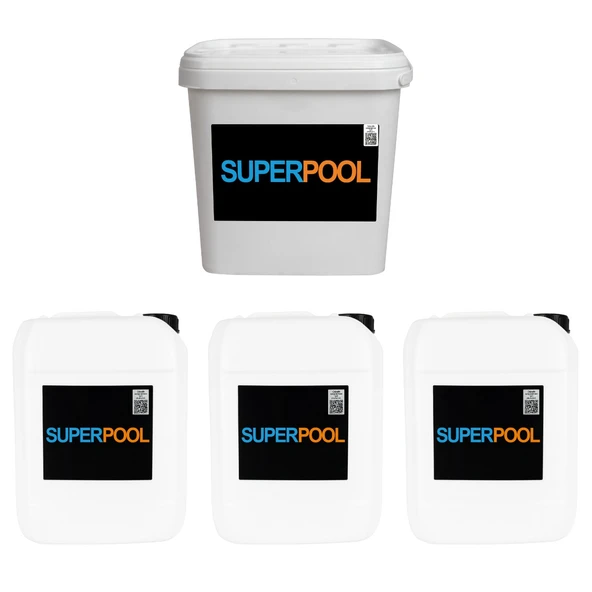 SPP Superpool 4'lü Havuz Bakım Kimyasal Seti 10 KG ürün görseli