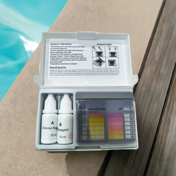 SPP Superpool Sıvılı Ph-Cl Test Kiti - Resim 3
