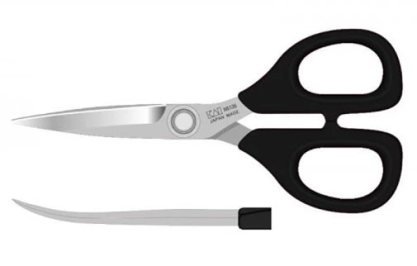 FDM Kai N5135-C İplik Temizleme Makası (Kıvrık Uç)(16cm)(Japon) - Resim 2