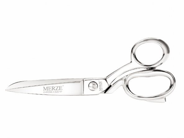 Merze 6257-9 Krom Kaplama somunlu Terzi Makası No:9 D-117 ürün görseli 1