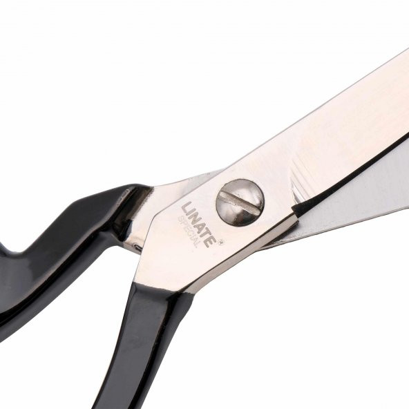 FDM Linate 242-8 Siyah Saplı Yatık Regula Makası D-146 No:8 (20 cm) - 4