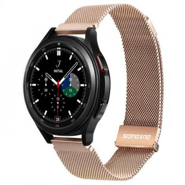 Polham Çelik Milano Loop Samsung Galaxy Watch 20MM ve Huawei GT2-GT3- Magic 2 42MM için Kordon Kayış - 11