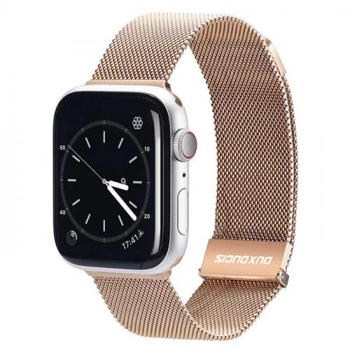 Polham Milano Loop Çelik Ultra Hafif Apple Watch 42-44-45MM için Kordon Kayış, Paslanmaz Çelik Kayış - 5