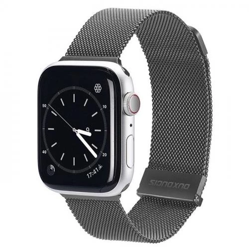 Polham Milano Loop Çelik Ultra Hafif Apple Watch 38-40-41MM için Kordon Kayış, Paslanmaz Çelik Kayış - Resim 9