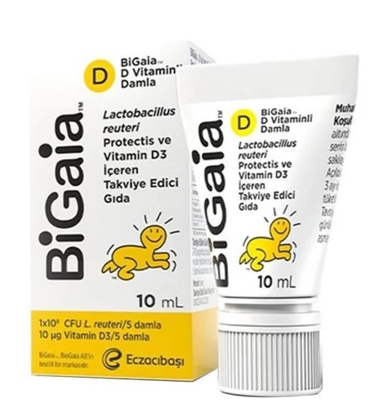 Bigaia Probiyotik Ve D Vitaminli Damla 10 Ml