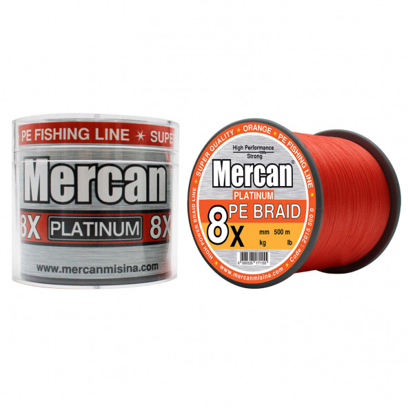 Mercan Platinum PE 8X Örgü İp 500 m Makara Misina - 3