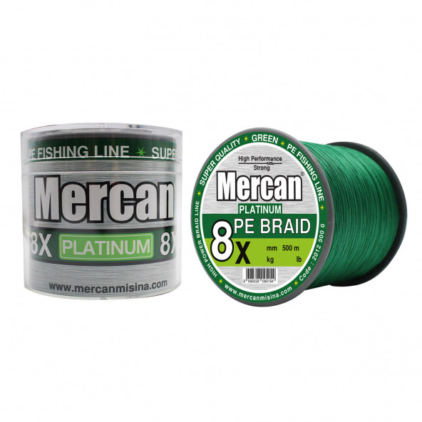 Mercan Platinum PE 8X Örgü İp 500 m Makara Misina - 5