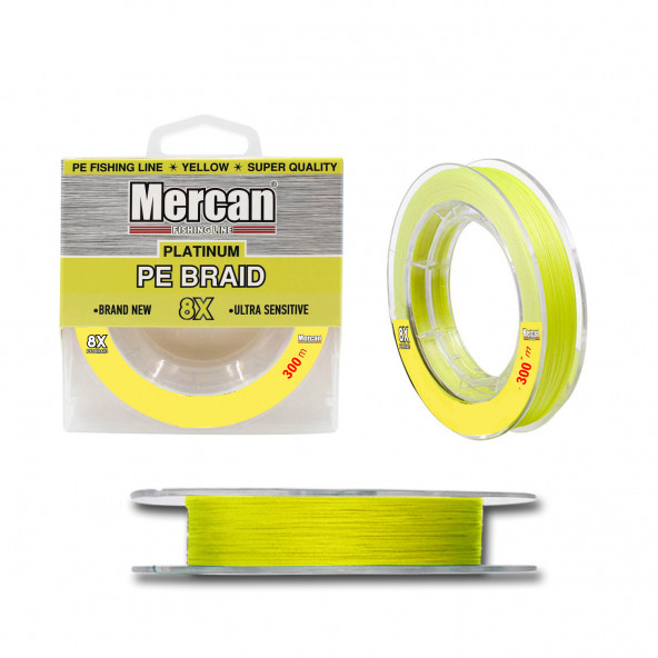 Mercan Platinum PE 8X Örgü İp 300 m Makara Misina - 3