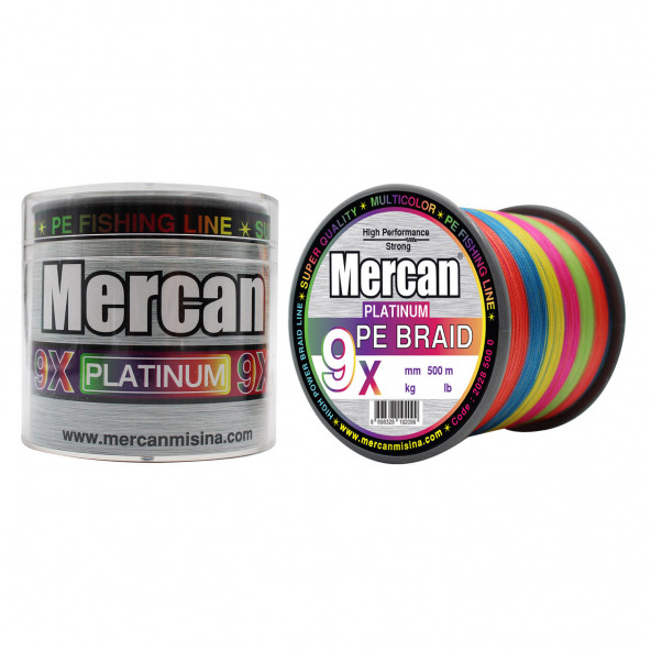 Mercan Pe Örgü Platinum 9X ip 500 m Misina