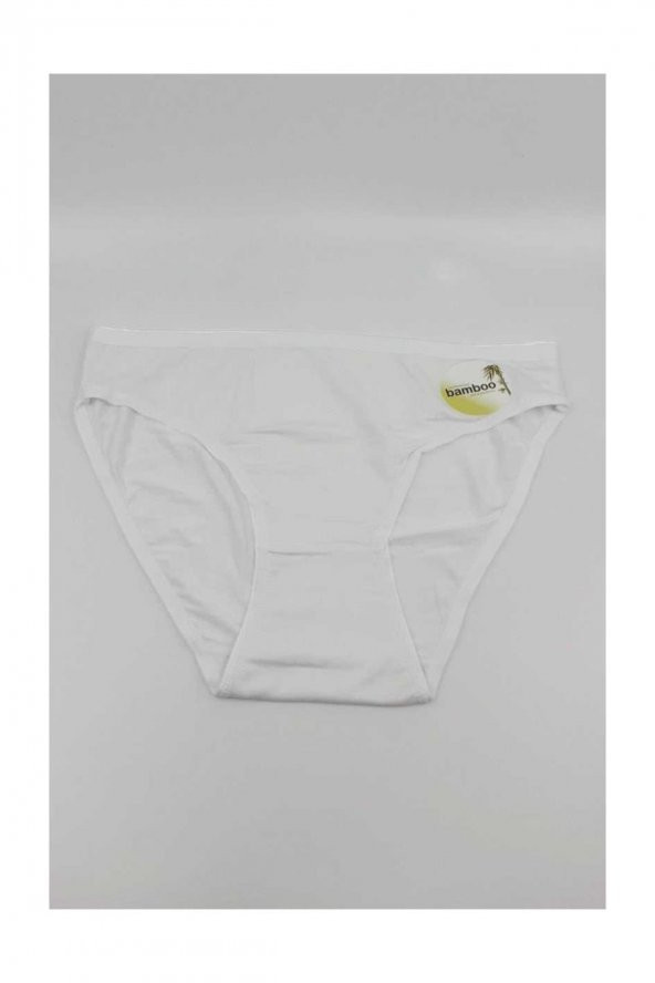 Kadın Ten Bambu Kumaş Slip Külot 12 Adet - 2