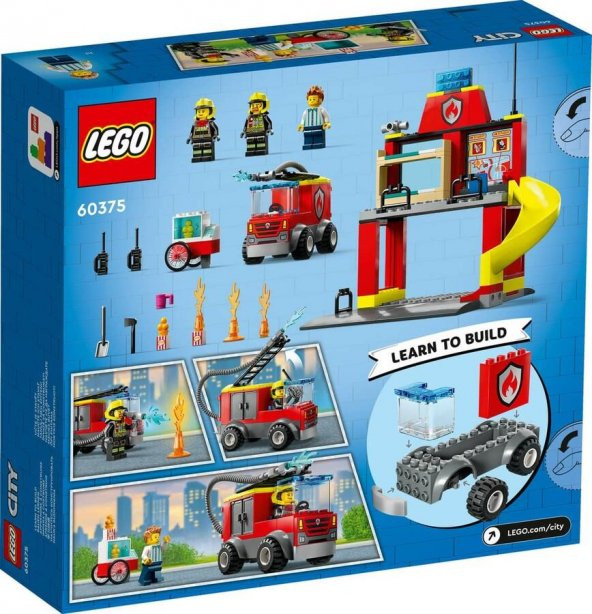 LEGO City 60375 Fire Station and Fire Engine - 2