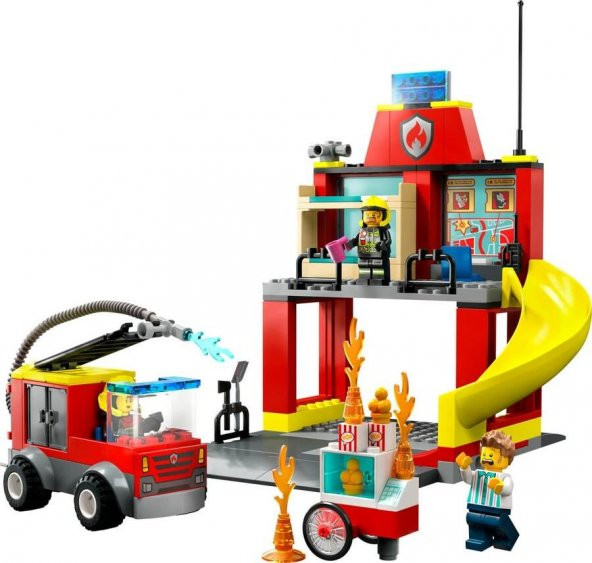 LEGO City 60375 Fire Station and Fire Engine - 3