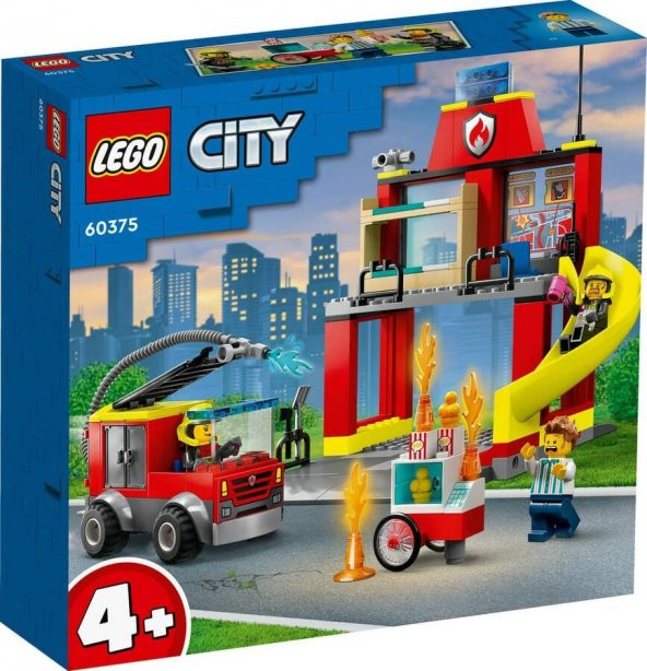 LEGO City 60375 Fire Station and Fire Engine