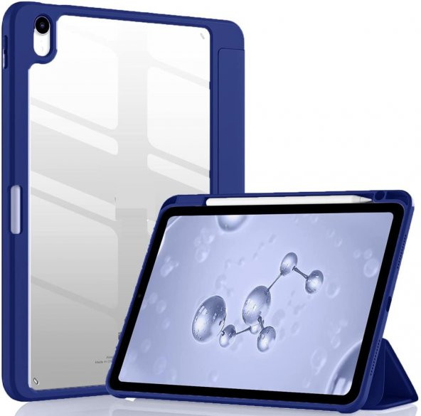Apple iPad Air 3 / Pro 10.5" Kılıf Grafiti Şeffaf Kalem Bölmeli 2019 2020 2021 - 4
