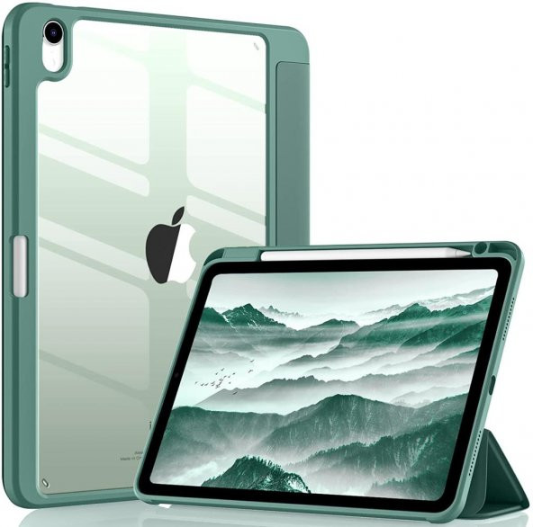 Apple iPad Air 3 / Pro 10.5" Kılıf Grafiti Şeffaf Kalem Bölmeli 2019 2020 2021 - 7
