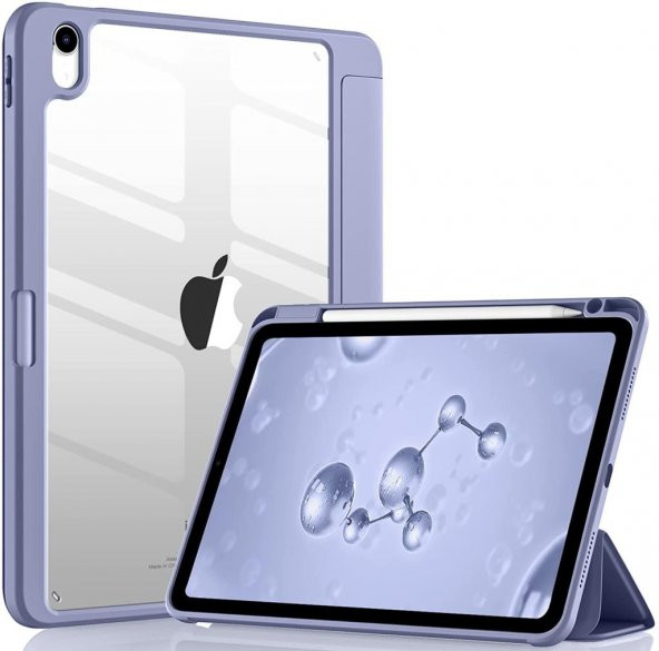 Apple iPad Air 3 / Pro 10.5" Kılıf Grafiti Şeffaf Kalem Bölmeli 2019 2020 2021 - 8