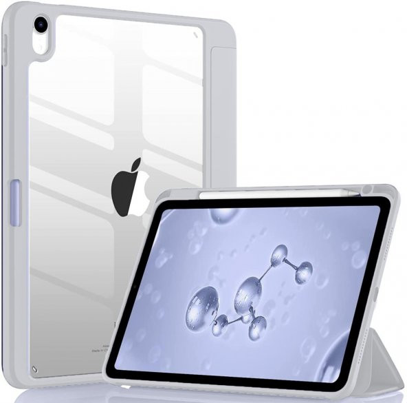 Apple iPad Air 3 / Pro 10.5" Kılıf Grafiti Şeffaf Kalem Bölmeli 2019 2020 2021 - 10