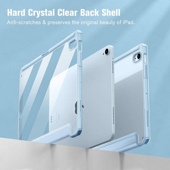 Apple iPad Air 3 / Pro 10.5" Kılıf Grafiti Şeffaf Kalem Bölmeli 2019 2020 2021 - 11