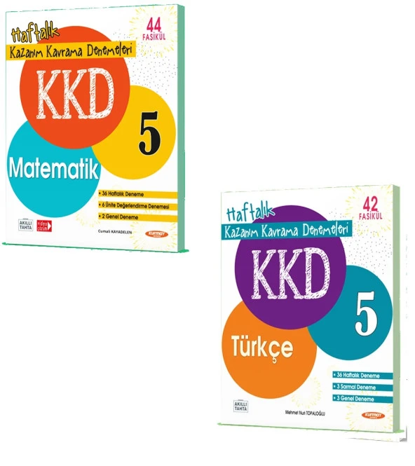 Kurmay 2024 5. Sınıf Matematik Türkçe Kazanım Kavrama Deneme Kkd Seti