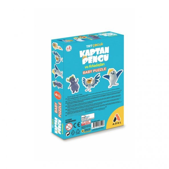 Adel Trt Çocuk Kaptan Pengu Baby Puzzle - 2