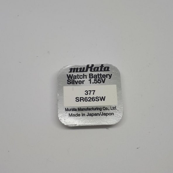 Murata-Sony 377 SR626SW 1,55V Saat Pili 10lu Paket - 3