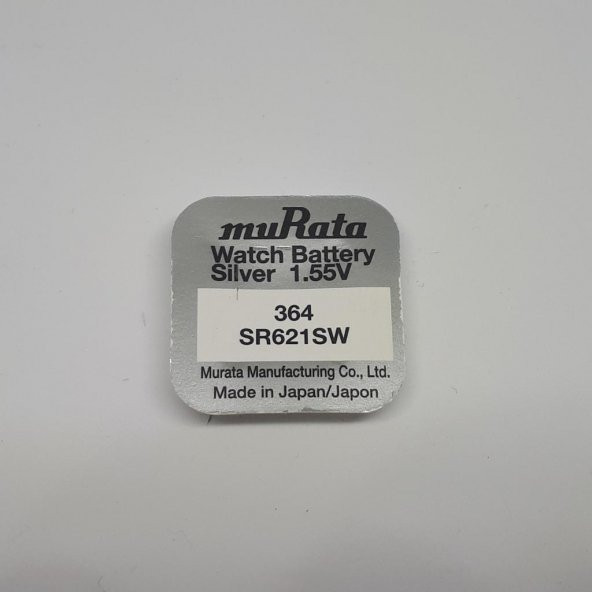 Murata-Sony 364 SR621SW 1,55V Saat Pili 10lu Paket - 3