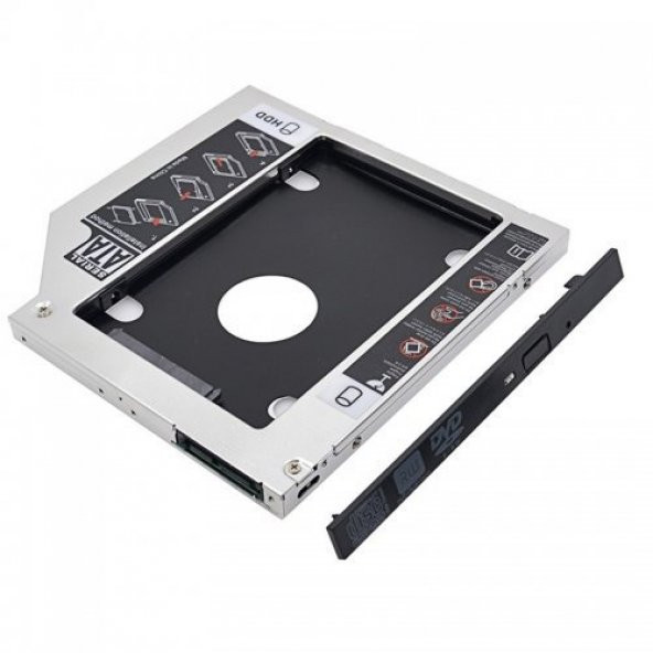 Ssd Caddy 9.5 Mm Dvd To Ssd Kızak 2. Hdd İçin