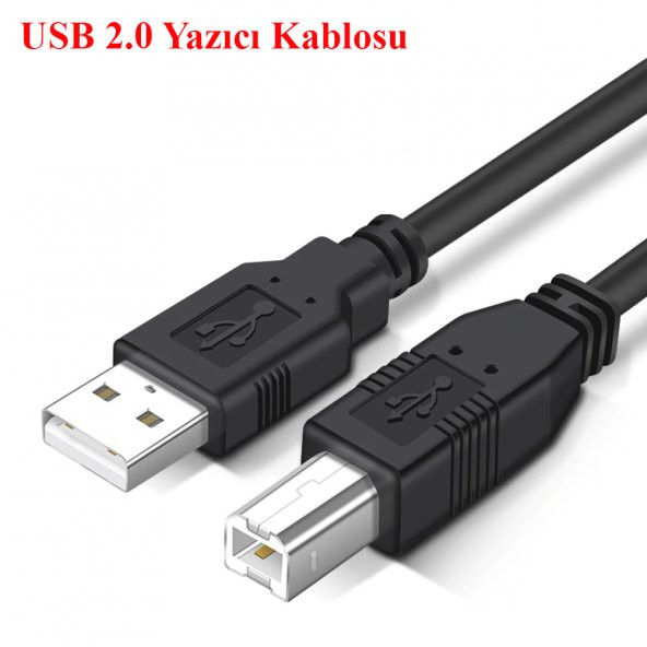 5 Metre Usb Yazıcı Kablosu Hp- Canon-Brother Printer Kablo ürün görseli