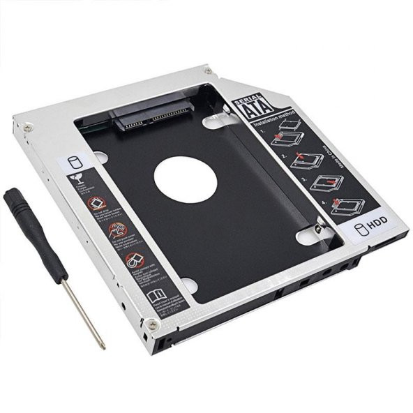 Hdd Caddy 12.7Mm 2.5" Sata 2Nd Hdd Caddy