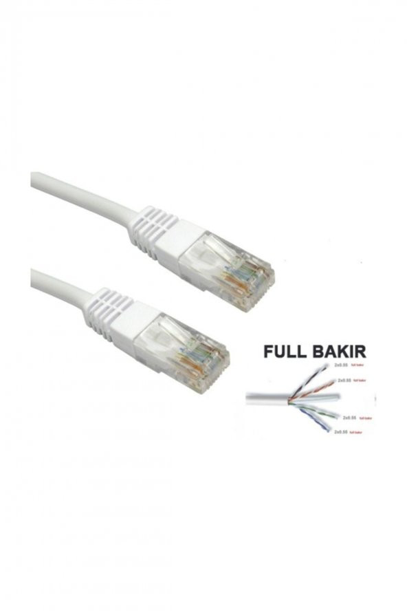 Cat6 Kablo 5 Metre Data/Internet/Modem/Ethernet Kablosu ürün görseli