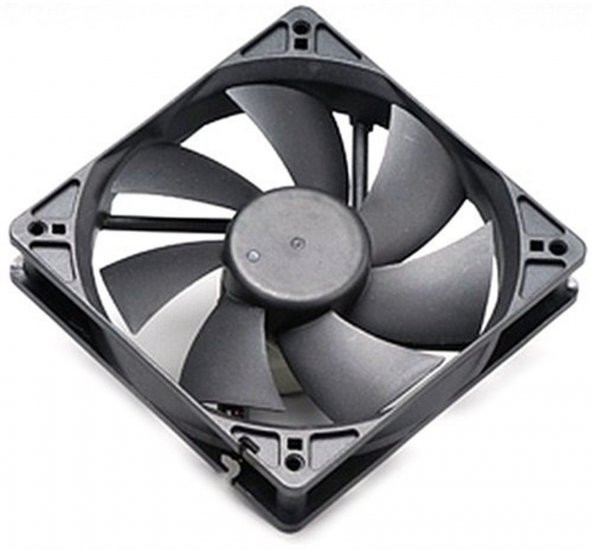 12Cm Siyah Kasa Fanı 12 Cm 12V 4Pin Molex Power Bağlantılı ürün görseli