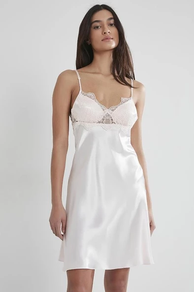Pierre Cardin 6335 Saten Gecelik Sabahlık Pijama Takım Şort Takım 6'lı Çeyiz Seti - 10