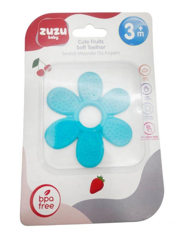 Zuzu Toys Bebekler İçin Sevimli Meyveler Diş Kaşıyıcı Renkli - 3