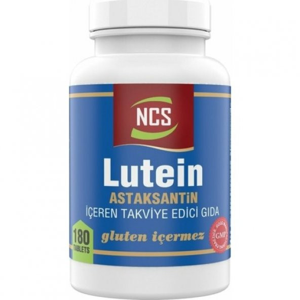 Ncs Lutein 15 Astaksantin 12 Mg 180 Tablet Çinko