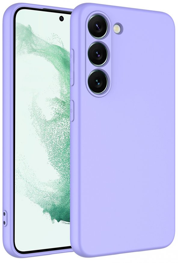 Samsung Galaxy S23 Kılıf Lansman Mat İçi Kadife Pürüzsüz Kaymaz - 3
