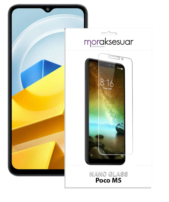 Xiaomi Poco M5 Nano Kırılmaz Cam Ekran Koruyucu Esnek