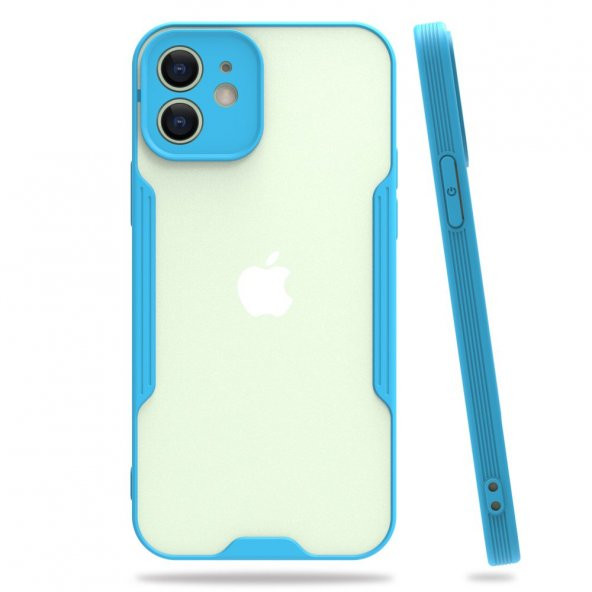 Apple iPhone 12 Mini Kılıf Platin Tam Koruma Şık Silikon Kapak - 1